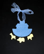 Birth Announcement Ark and animals
